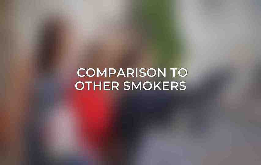Comparison to Other Smokers 