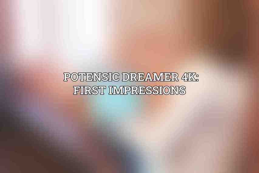 Potensic Dreamer 4K: First Impressions 